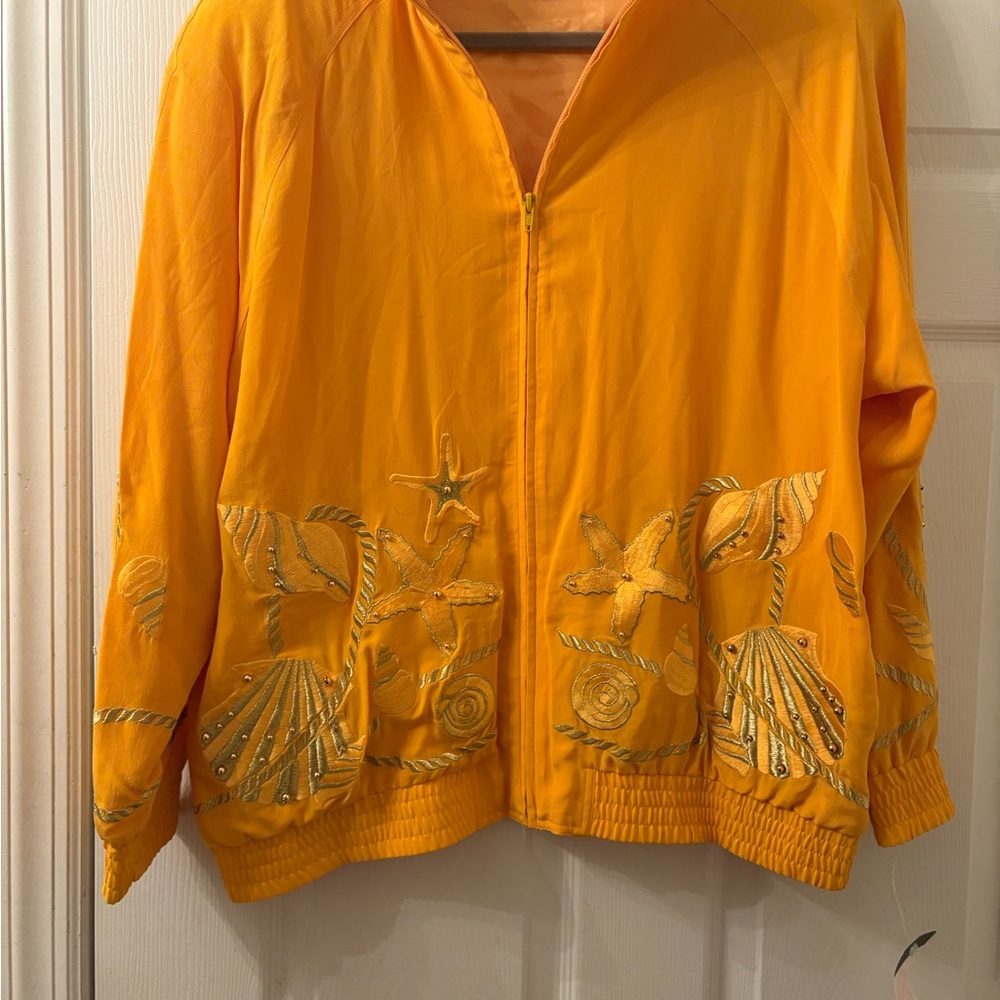Vintage Adam Douglass Adrianna Papell Cache Seashell Jacket NWT